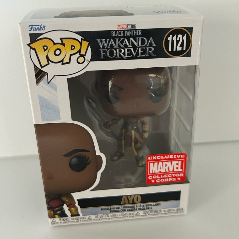 🦋 5/$25 - Ayo #1121 Black Panther Wakanda Forever Funko Pop! Collector Exclusive - Picture 3 of 16